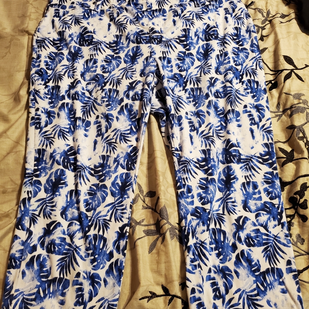 Palm Leaf Jeggings